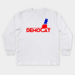 Democat Kids Long Sleeve T-Shirt